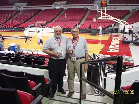 Jim and JB ready for fans.